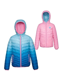 Двусторонняя легкая куртка-пуховик для маленьких и больших девочек Rokka&rolla