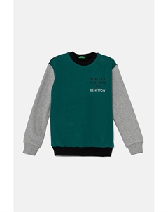 Детская толстовка, бирюзовый United colors of benetton