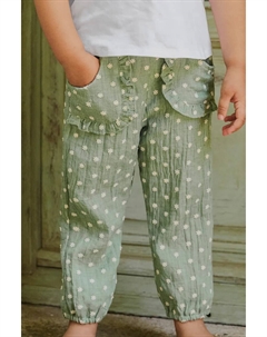 Детские брюки из льняной смеси, бирюзовый Tartine et chocolat