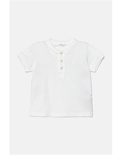 Детское поло, белый United colors of benetton