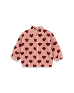 Детский бомбер JODY TEDDY JACKET GRS, розовый Konges slojd