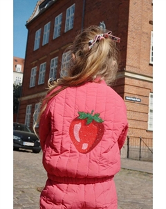 Детский бомбер JUNO SPARKLE BOMBER JACKET, розовый Konges slojd