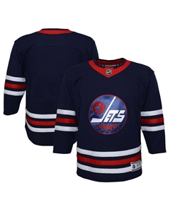 Альтернативная майка Big Boys Navy Winnipeg Jets 2021/22 Outerstuff