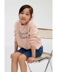 Детский хлопковый свитер, оранжевый Calvin klein jeans