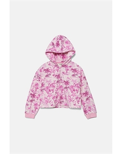 Хлопковый свитшот для детей, розовый Guess