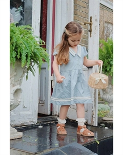 Хлопковое платье детское CELEBRATION ALLIE SAILOR ПЛАТЬЕ GOTS, синий Konges slojd
