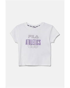 Футболка детская из хлопка ISNY, белый Fila