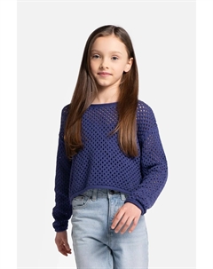 Детский хлопковый свитер, синий Coccodrillo