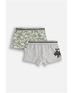Детские шорты-боксеры, 2 шт. в упаковке, зеленый Coccodrillo