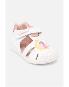 Детские кожаные сандалии, белый Biomecanics