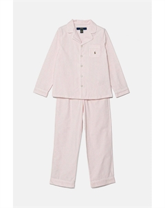 Детская хлопковая пижама, 2 шт. в упаковке, розовый Polo ralph lauren