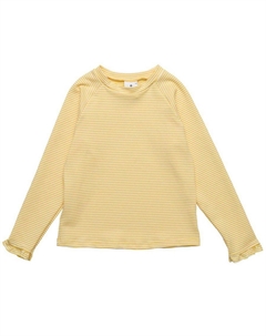 Топ для малышей|Детских девочек Marigold Stripe LS Rash Top Snapper rock