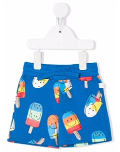Шорты с принтом, синий Stella mccartney kids