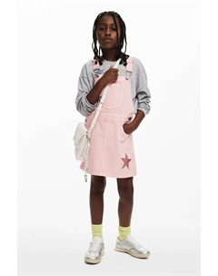 Джинсовое платье для детей, розовый Desigual