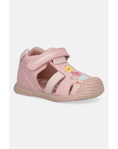 Детские кожаные сандалии, розовый Biomecanics