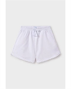 Детские хлопковые шорты, белый Mayoral