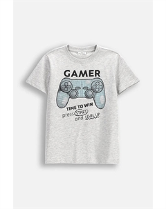 Детская футболка, серый Coccodrillo