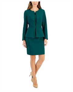 Платье-футляр из крепа с баской, стандартные и миниатюрные размеры Le suit