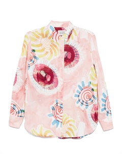 Рубашка с цветочным принтом, розовый Scotch&soda