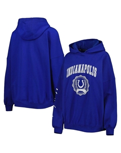 Женский пуловер с капюшоном Royal Indianapolis Colts Becca с заниженными плечами Tommy hilfiger