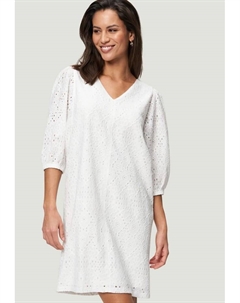 Блузка платье v-образный вырез, белый Zero