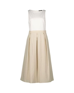 Платье миди 2 в 1 расклешенное, бежевый Zero