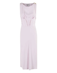 Платье миди с корсетом, розовый Elisabetta franchi