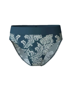 Эластичные трендовые трусы с широким мягким поясом, цвет 497 deep dive pet Calida