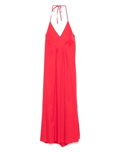 Поплиновое платье макси, красный Liu jo