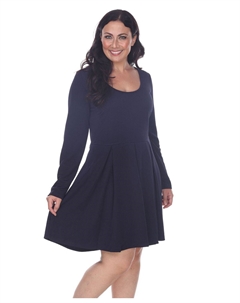 Женское платье Jenara больших размеров, темно-синий White mark