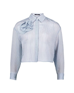 Рубашка блузка блузка воротник, мультиколор Zero