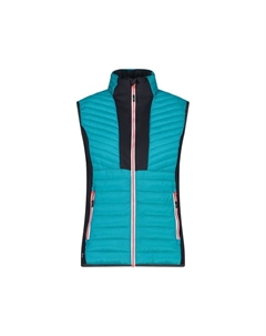 Утепленный жилет гибридный, синий Cmp