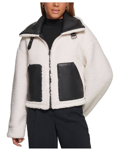 Женское двустороннее байкерское пальто из искусственной овчины, мульти Levi's®