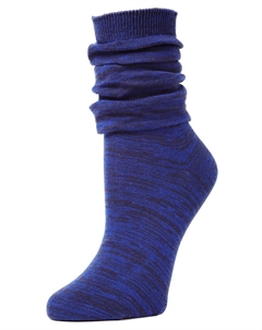 Женские носки для отдыха на подкладке из шерпы Flake Zag, синий Memoi