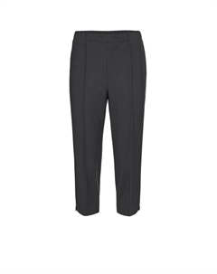 Короткий размер: удобные брюки с рубчиком 7/8, серый Goldner