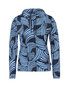 Хлопковая рубашка с длинными рукавами, цвет 35512 universal bl Cecil