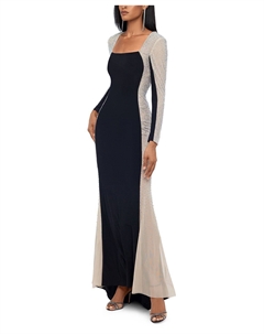 Украшенное платье с цветными блоками Xscape