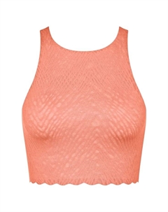 Бюстье-Топ Zero Feel Bliss бесшовный дышащий, красный Sloggi