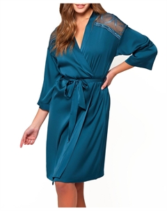 Женский халат из атласа и кружева Lucile Icollection