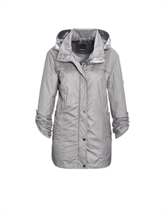 Короткий размер: легкая куртка со множеством деталей., серый Goldner