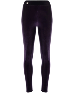 Бархатные легинсы Basic, фиолетовый Philipp plein