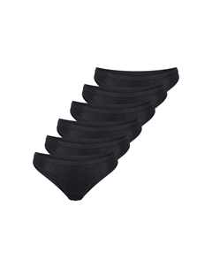 Мини-Трусы 6 пар в упаковке на каждый день хлопок, черный Sloggi