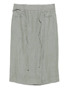 Юбка миди Gaia, зеленый Incotex