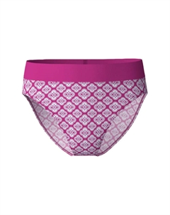 Эластичные трендовые трусы с широким мягким поясом, цвет 256 orchid flower Calida