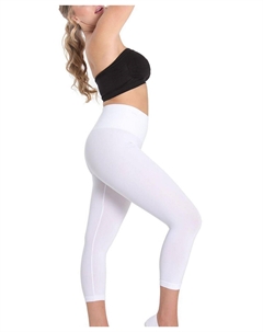 Женские бесшовные корректирующие леггинсы с завышенной талией, белый Memoi