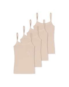 Топ спагетти из модала Essentials, желтый Schiesser