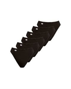 Трусы Tai 6 пар в упаковке +, черный Sloggi