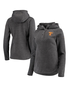 Женский темно-серый флисовый пуловер с капюшоном Texas Longhorns Darling Days реглан Columbia