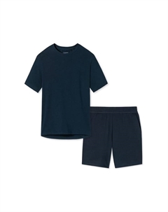 Пижама из органического хлопка, синий Schiesser