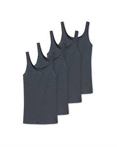 Топ спагетти из модала Essentials, синий Schiesser